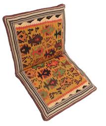60X110 絨毯 キリム チェアー プーフ オリエンタル (ウール, ペルシャ/イラン) Carpetvista
