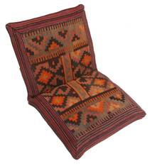 60X110 Kelim Sitting Cushion Puf Tæppe Orientalsk (Uld, Persien/Iran) Carpetvista