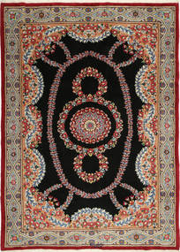  180X260 Floral Kerman Rug Wool, Carpetvista