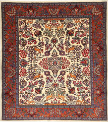  Persian Qum Kork/Silk Pictorial Rug 214X240 Carpetvista