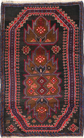 83X170 Dywan Orientalny Beludż (Wełna, Afganistan) Carpetvista