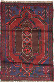 Belutsch Teppich 83X130 Wolle, Afghanistan Carpetvista