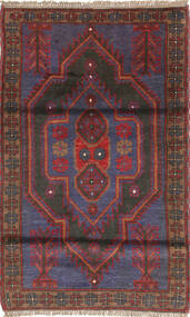 83X140 Dywan Orientalny Beludż (Wełna, Afganistan) Carpetvista