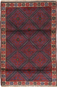 83X132 絨毯 オリエンタル バルーチ (ウール, アフガニスタン) Carpetvista