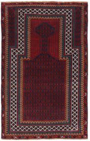 93X150 絨毯 オリエンタル バルーチ ダークレッド/レッド (ウール, アフガニスタン) Carpetvista