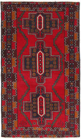  Itämainen Beluch Matot Matto 85X149 Tummanpunainen/Punainen Villa, Afganistan Carpetvista