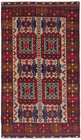  Orientalischer Belutsch Teppich 97X167 Wolle, Afghanistan