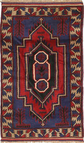 Belutsch Teppich 83X138 Wolle, Afghanistan Carpetvista