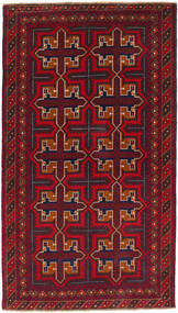 Tapete Balúchi 105X187 (Lã, Afeganistão)