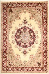 絨毯 オリエンタル ヤズド 200X300 ベージュ/茶色 (ウール, ペルシャ/イラン)