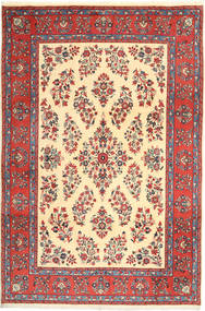  Yazd Teppich 200X295 Persischer Wollteppich Rot/Beige Carpetvista