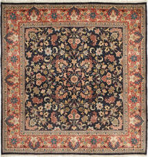  Orientalischer Yazd Teppich 202X207 Quadratisch Wolle, Persien/Iran Carpetvista