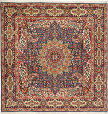  Oriental Kerman Rug 204X205 Square Wool, Persia/Iran Carpetvista