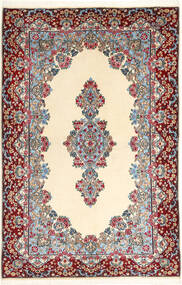  150X230 Floral Small Kerman Rug Wool, Carpetvista