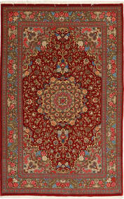  Orientalischer Ghom Kork/Seide Teppich 137X220 Seide, Persien/Iran Carpetvista