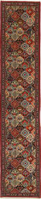  Oriental Qum Kork/Silk Rug 74X386 Runner
 Wool, Persia/Iran Carpetvista
