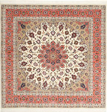 絨毯 ペルシャ タブリーズ 50 Raj 200X200 正方形 (ウール, ペルシャ/イラン)