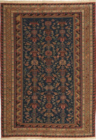  Orientalisk Kelim Sumakh Matta 169X237 Silke, Persien/Iran Carpetvista