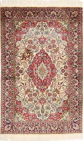 Oriental Kashmir Pure Silk Rug 79X125 Silk, India Carpetvista
