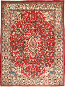 Alfombra Persa Sarough 315X426 Rojo/Marrón Grande (Lana, Persia/Irán)