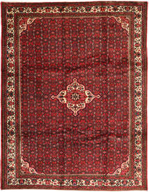 Tapete Oriental Hosseinabad 258X338 Vermelho/Castanho Grande (Lã, Pérsia/Irão)
