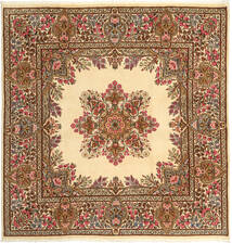  195X203 Floral Kerman Rug Wool, Carpetvista