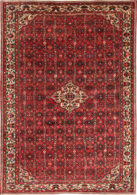  209X305 Hosseinabad Teppe Rød/Brun Persia/Iran Carpetvista