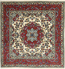  Persischer Yazd Teppich 187X201 Quadratisch (Wolle, Persien/Iran)