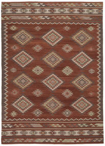 Kelim Malatya 240X340 Large Brown Wool Rug