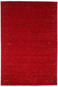  190X290 Gabbeh Loom Frame Tapete - Vermelho Lã