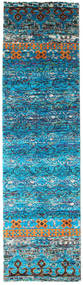  Silk Rug 80X300 Quito Turquoise Runner
 Small