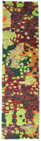  80X300 小 Davina Sari シルク 絨毯 - マルチカラー 絹