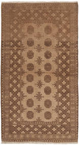  Afghan Fine Rug 97X185 Wool Brown/Orange Small Carpetvista