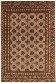  153X226 Medaillon Klein Afghan Fine Teppich Wolle