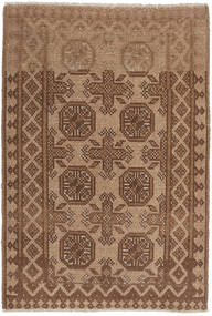  69X109 Medallion Small Afghan Fine Rug Wool, Carpetvista