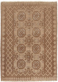 74X108 Afghan Fine Teppich Orientalischer Braun/Orange (Wolle, Afghanistan) Carpetvista
