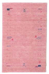 Gabbeh Loom Frame 100X160 小 ピンク ウール 絨毯