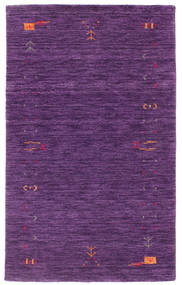  Tapis De Laine 100X160 Gabbeh Loom Frame Violet Petit