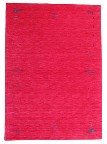 Gabbeh Loom Frame 160X230 Dark Pink Wool Rug