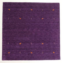  200X200 Gabbeh Loom Two Lines Rug - Purple Wool