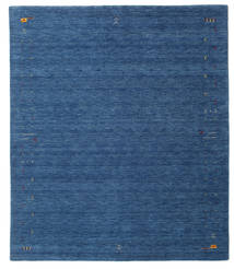  240X290 Large Gabbeh Loom Frame Rug - Blue Wool
