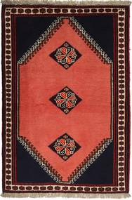 99X148 Medallion Small Shiraz Rug Wool, Carpetvista