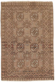 76X110 Afghan Fine Rug Oriental Brown/Orange (Wool, Afghanistan) Carpetvista