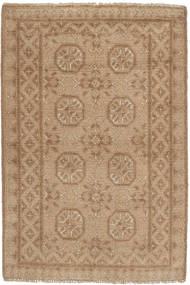 72X111 Afghan Fine Rug Oriental Beige/Orange (Wool, Afghanistan) Carpetvista