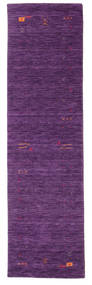  Wool Rug 80X300 Gabbeh Loom Frame Purple Runner
 Small