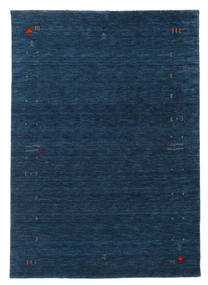  Wool Rug 160X230 Gabbeh Loom Frame Dark Blue 