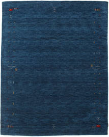  190X240 Gabbeh Loom Frame Matta - Mörkblå Ull