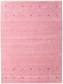  Wool Rug 240X340 Gabbeh Loom Two Lines Pink Large