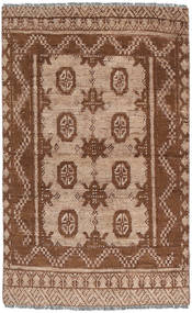  75X115 Medaillon Klein Afghan Fine Teppich Wolle