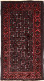 Beluch Matta 100X180 Mörkröd/Röd Ull, Persien/Iran Carpetvista